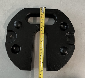 Accessoire de tentes de salon commercial 5kg 10kg 15kg poids en acier pour les événements pop-up accessoire de tente de sport pliant en plein air - Product Image 1