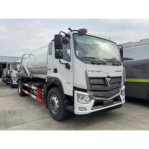 Camion d'aspiration des eaux usées Foton 4X2 Diesel 8CBM, véhicule de nettoyage des égouts, nettoyage des fosses septiques, dragage municipal, industriel - Product Image 1