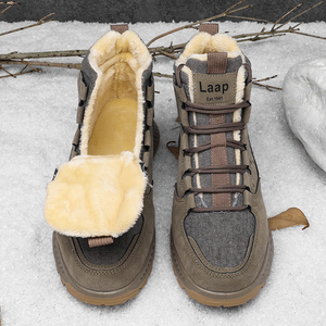 Bottes de neige <span class=keywords><strong>Martin</strong></span> en coton pour l'extérieur, plates, style britannique, toile supérieure, garde au chaud, à la mode - Product Image 5