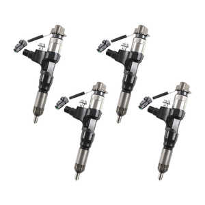 หัวฉีดน้ำมันดีเซลเครื่องยนต์รถขุดตีนตะขาบ HongWang Hino J08E สำหรับรุ่น SK200-8 SK330-8 SK350 รหัส 095000-6593 - Product Image 6