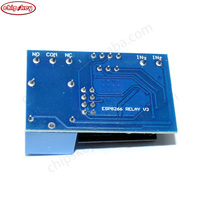 #63194 ESP8266 Módulo de sensor de relé WiFi de 1 vía, interruptor de control remoto para el hogar inteligente, aplicación inalámbrica WIFI para teléfono ESP01 Kits