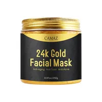 Коллагеновая маска для лица от морщин и увлажнения, 24 К золота
