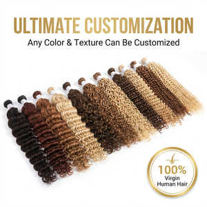 <span class=keywords><strong>Cheveux</strong></span> humains vierges bruts du Cambodge en gros pour tresses bohèmes, sans trame, double épaisseur, extensions de <span class=keywords><strong>cheveux</strong></span> humains pour tressage - Product Image 2