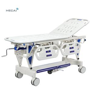 Camilla de ambulancia Carro en carro de <span class=keywords><strong>hospital</strong></span> Camilla manual Transferencia de pacientes Camilla de transporte de pacientes multifunción - Product Image 1