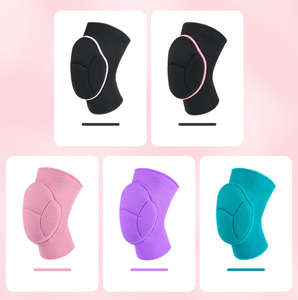 Genouillères de compression respirantes en nylon antidérapantes avec protection en mousse personnalisée pour l'entraînement de danse - Product Image 2