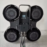 4X100W 2in1 COB Audience Blinder LED Stage Light DMX512 Outdoor IP65 200W COB LED Waterproof PAR Light
