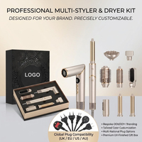 Styler à air 8 en 1 personnalisable avec logo, moteur sans balais haute vitesse, ions négatifs, multi-styler professionnel, outil de coiffure, fabrication en usine