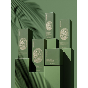 Caja de Embalaje de Cartón con Logotipo Personalizado, Caja de Dos Piezas para Base de Maquillaje, Lápiz Labial, Brillo Labial, Crema para el Cuidado de la Piel, Caja de Embalaje de Cartón Color Marfil para Productos para el Cuidado de la Piel - Product Image 2