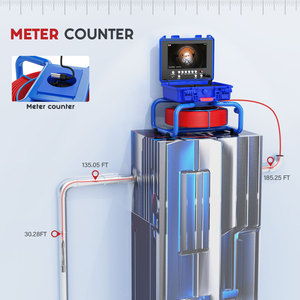 <span class=keywords><strong>Caméra</strong></span> <span class=keywords><strong>endoscopique</strong></span> de vid inspection de canalisations de 9 pouces avec compteur de mètres étanche 30M et DVR <span class=keywords><strong>pour</strong></span> égouts et drainages - Product Image 6