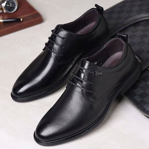 Bottines en cuir artificiel pour hommes, bout rond, fermeture éclair, chaussures de mode rétro de marque - Product Image 5