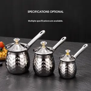 Moderne Roestvrijstalen Koffiegerei Puntige Mond Latte Art Melk Opschuimen En Was Smeltbekers - Product Image 3