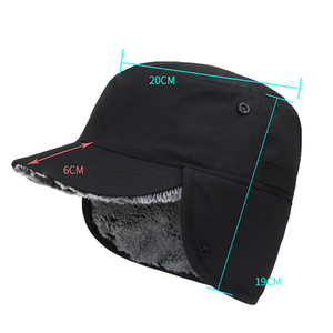 Winter <b>Cap</b> with Ear Flaps Warm Cold Weather Hat for Men <b>Women</b> Children Windproof Comfortable Fashionable Commuter - Product Image 3