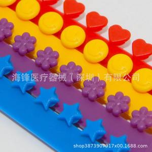 แหวนรัดฟัน 3 มิติ ลายการ์ตูนหลากสี ของ Hai Feng Dental อุปกรณ์จัดฟัน แพ็ค 20 ชิ้น - Product Image 2