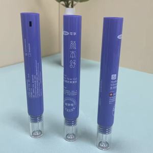 Purple <b>Plastic</b> Squeeze <b>Tube</b> with Clear Acrylic Cap - Product Image 1