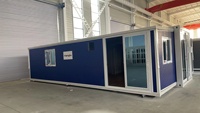 30 pieds prêt à expédier préfabriqué expédition petite maison préfabriquée 3 4 5 chambres à coucher mobile Hangfa extensible conteneur maison