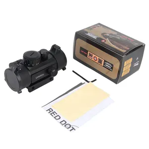 1x40 Rdl Rood Groen Dot Zicht 4 Reticles Scope 11/20Mm Rode Stip Zicht Met Pers Lange Afstand Muis Staart Laser Zicht Voor De Jacht