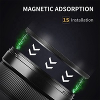 Filtre d'objectif d'appareil photo magnétique multicouche K&F Concept 77 mm 1/4 Noir Diffusion douce