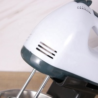 Mélangeur électrique de table 2L pour pâte à gâteau batteur à oeufs mélangeur à main pour crème à fouetter avec bol à mélanger