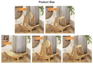 Rascador y Juguete para Gatos <span class=keywords><strong>de</strong></span> Bambú Ecológico Estilo <span class=keywords><strong>Faro</strong></span> con Bola para Dormir y Jugar Cómodamente - Product Image 5