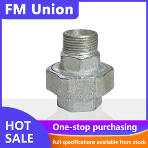 Raccords de tuyauterie en fonte malléable UL FM 3 pouces, union BSP pour l'huile, l'eau et le <span class=keywords><strong>gaz</strong></span> - Product Image 2