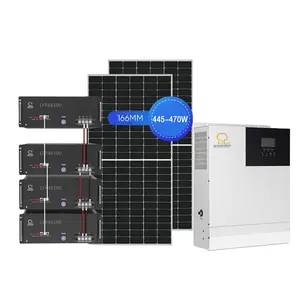 Panel surya BR, Panel surya 5kW 10KW 15kW 20kW untuk dipakai di rumah dan dapat diandalkan kualitas tinggi Harga terbaik sistem tenaga surya