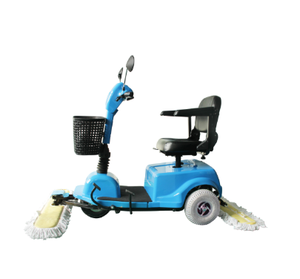 신형 산업용 3륜 라이더형 배터리 건식 청소 먼지 카트 전기 구동 먼지 수집 푸시 카트 쇼핑몰 판매 - Product Image 6