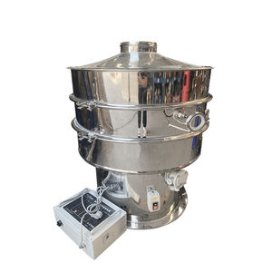 Stainless steel ultrasonic vibrating screen for <b>graphite</b> <b>powder</b> - fine anti-static rotary vibrating screen - Product Image 1