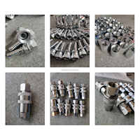 Raccord de Tuyau Hydraulique Haute Pression JIC à Filetage Interne Intégré en Acier au Carbone, Raccord de Sertissage pour Tuyau Hydraulique HANGQIU