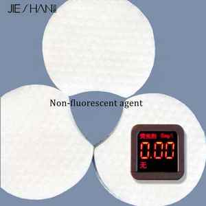 Bantalan katun Viscose 100% 60gsm, ramah lingkungan, bantalan penghilang riasan sekali pakai, bantalan Toner <span class=keywords><strong>Gel</strong></span> kosmetik OEM untuk produk kecantikan wajah - Product Image 6