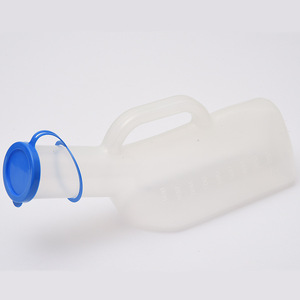 Urinoir rectangulaire en plastique de 1000ml avec couvercle, portable, pour hommes, femmes, personnes alitées, enfants, type debout - Product Image 1