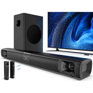 Barra de Sonido Saiyin de 100W con Subwoofer Desmontable, Sistema de Cine en Casa Bluetooth de 2.1 Canales para Televisores Inteligentes - Product Image 1