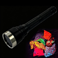 Lampe torche UVC haute puissance M50 10W 254nm 310nm, lampe Scheelite, batterie 21700, lumière ultraviolette LED pour minéraux fluorescents et roches