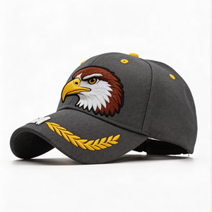 Gorra de Béisbol Clásica Lista para Enviar, Ajustable, con Bordado de Águila Estadounidense, Personalizada, Deportiva, para Hombre - Product Image 4