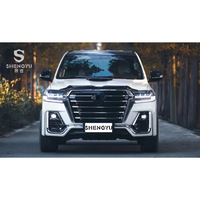 Pour Toyota Land Cruiser 200 2016-2020 mise à niveau vers le kit de carrosserie du navigateur comprend un pare-chocs avant et arrière avec calandre et phares arrière