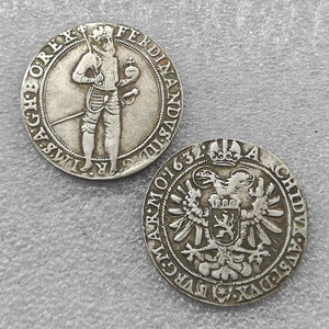 Monedas conmemorativas de estilo antiguo del taler de Austria de 1632, regalos, decoración del hogar - Product Image 1