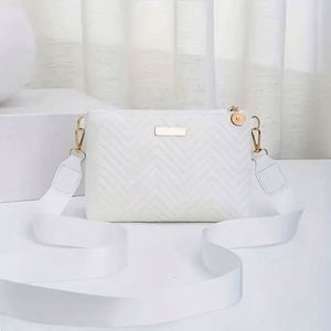 I-0637 Factory Usa Mairun Model 823 <b>Ladies</b> Fashion Shoulder Bag PU Leather Single ZIP Closure 6 Inch Outdoor Daily Use Polyester - Product Image 4