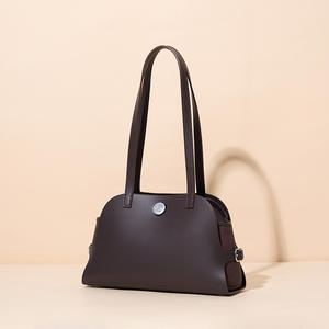 2026 Luxury Women's <b>Handbags</b> Genuine Cowhide Leather with Linen Fashion Shoulder Bags with Two Handles for Ladies - Product Image 1