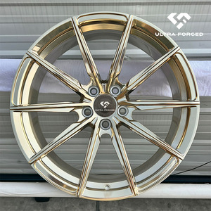Sâu lõm rèn 5x112 5x120 hợp kim đua xe bánh xe cho BMW M3 M4 M5 Mercedes AMG Audi <span class=keywords><strong>RS</strong></span> 18 19 20 21 inch Chrome rim - Product Image 3