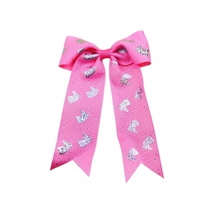 Nouveaux Nœuds Cheveux Brillants pour Filles, Longs Nœuds Arc-en-ciel avec Franges, Pinces à Cheveux pour Enfants, Accessoires Cheveux à Pompons, Vente Chaude 2026 - Product Image 4