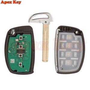Carcasa de llave inteligente para coche con 4 botones, control remoto de 433MHz, chip ID47, para Hyundai Tucson 2018-2020, FCCID:95440-D3510 TQ8-FOB-4F11 - Product Image 2