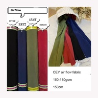 100% Polyester Crêpe CEY Tissu froissé PD Plain Soft Air Flow CEY Tissu pour robes Abaya musulmanes