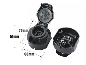 <span class=keywords><strong>Prise</strong></span> de <span class=keywords><strong>remorque</strong></span> YH5196, <span class=keywords><strong>prise</strong></span> d'alimentation de <span class=keywords><strong>voiture</strong></span> capuchon étanche bonne conductivité électrique 2 mètres pour véhicule - Product Image 5