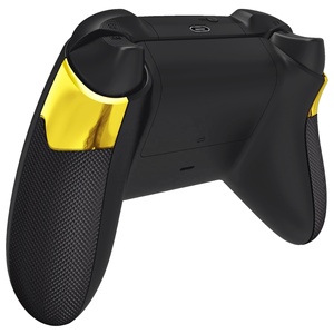 Poignées en caoutchouc antidérapantes chromées or, panneaux arrière de remplacement, rails latéraux pour manette Xbox Series X S - Product Image 4