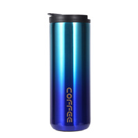 Tasses à café portables en acier inoxydable 304, gobelets isothermes droits pour boissons, tasses de voiture pour l'extérieur