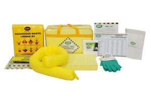 Kit de respuesta a derrames químicos SABER de 15 litros, listo para el campo, con bolsa flexible. - Product Image 2