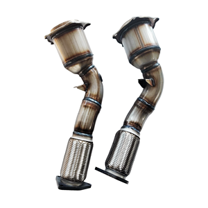 Convertisseur catalytique en acier inoxydable BINGCHUAN, montage direct pour Porsche Cayenne 4.8L V8, deux côtés, 2008-2010, Euro VI - Product Image 6