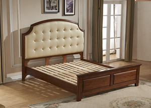European Design Solid Oak Wood Bedding Set Garden <b>Beds</b> Hotel <b>Bed</b> Sheets 200x180 Durable Eco-Friendly <b>Comfortable</b> - Product Image 6