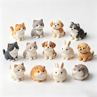 Mini Figuras de Acción de Animales de Resina, Diseño Novedoso, Juguetes de Plástico para Niños