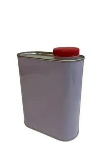 Eco-friendly 1L Oval Square Metal Tin Cans Widely Used In Olive Oil Food Packaging