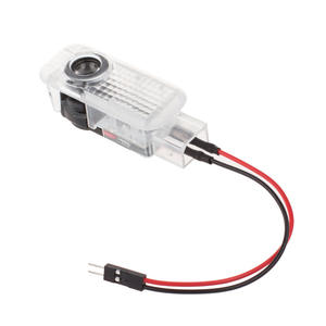 2 adet üretici alüminyum LED araba gölge ışık karşılama logosu lamba hayalet gölge projektör Audi A1 A3 A4 A8 q3 Q5 Q7 - Product Image 3